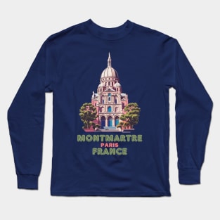 Montmatre Paris France Long Sleeve T-Shirt